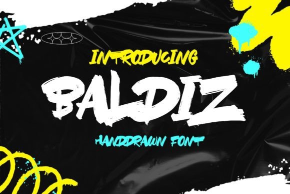Baldiz Font: Hand-Painted Style for Small Business Branding