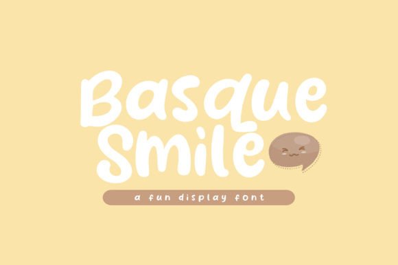 Basque Smile Font: A Playful Display Typeface for Editorial Design