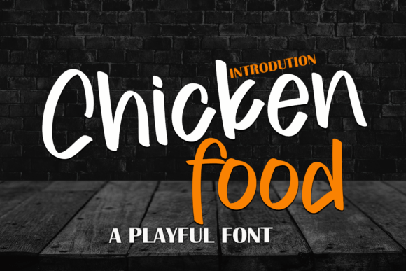 Chicken Food Font: A Display Typeface for Campaigns