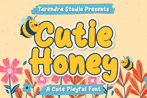 Cutiehoney Font: A Playful Display Typeface for Editorial Design