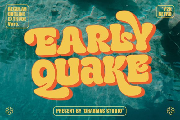 Early Quake Font: A Retro Typeface for Branding