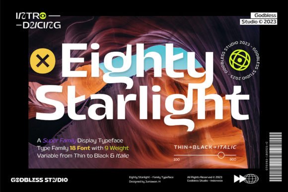 Eighty Starlight Font: A Web Designer’s Layout Test