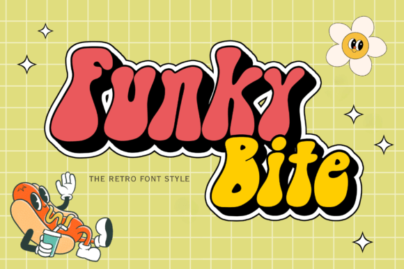 Funky Bite Font Review: A Y2K Typeface for Bold Branding