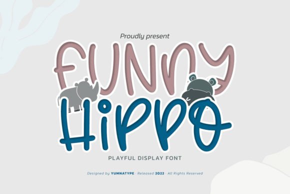 Funny Hippo Font: Adding Whimsy to Editorial Layouts