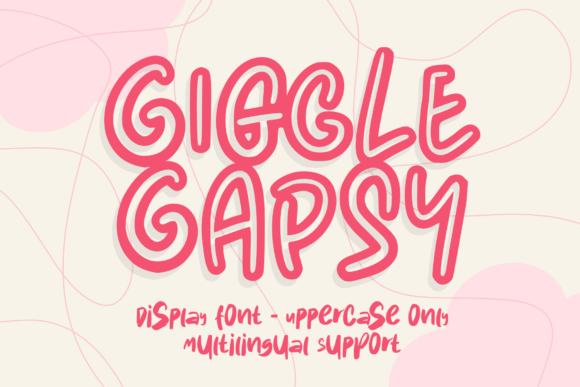 Giggle Gapsy Font: Playful Editorial Typography