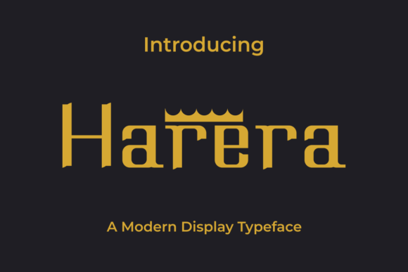 Harera Font: Elevating Digital Campaigns with Modern Display Type