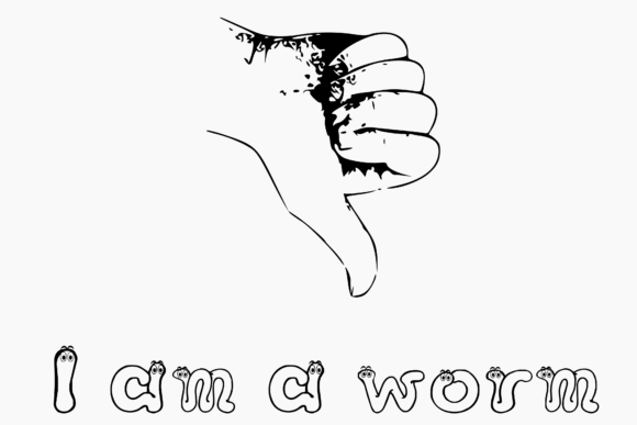 I Am a Worm Font: Quirky Display Type for Makers