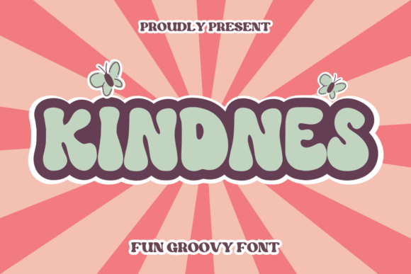 Kindnes Font: Playful Display Typography for Web Design