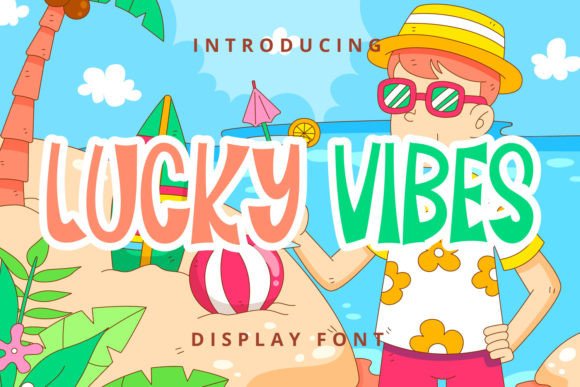 Lucky Vibes Font: Playful Display Type for Web Design