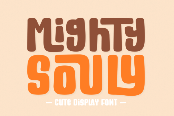 Mighty Souly Font: Bold Display Type for Digital Campaigns