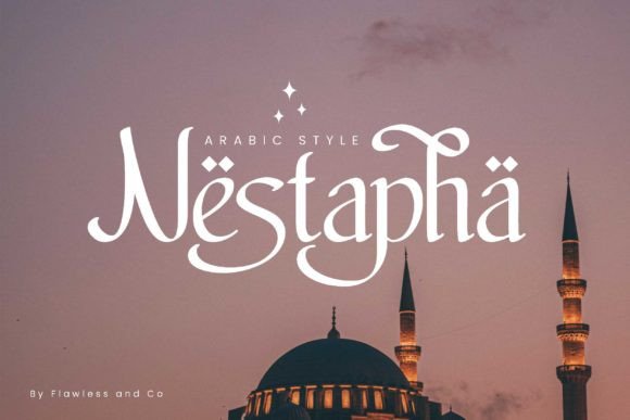 Nestapha Font: Elegant Arabic Style for Editorial Design