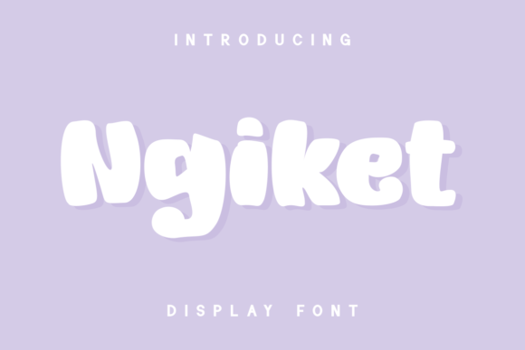 Ngiket Font: Modern Display Typography for Web Design