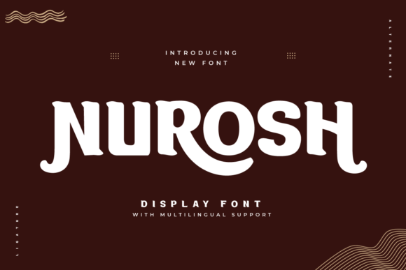 Nurosh Font: A Display Typeface for Editorial Design