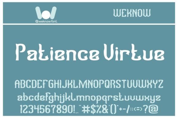 Patience Virtue Font: Elevate Your Small Business Brand
