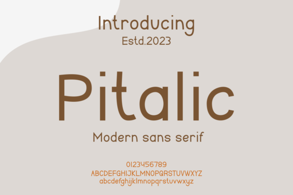 Pitalic Font: Elevating Handmade Labels and Packaging
