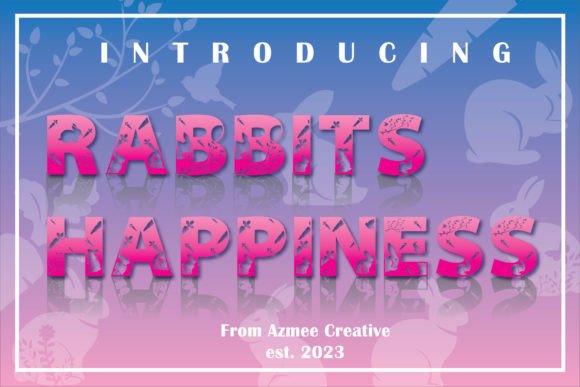 Rabbit s Happiness Font for Modern Web Design