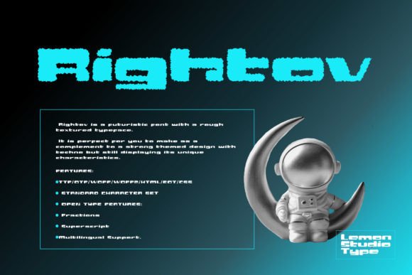 Rightov Font: Bold Display Type for Campaigns
