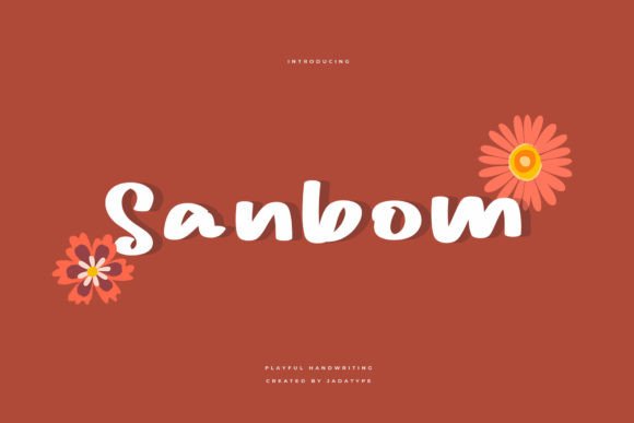 Sanbom Font Review: A Playful Display Typeface for Modern Branding