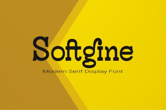 Softgine Font: A Modern Serif for Handmade Products