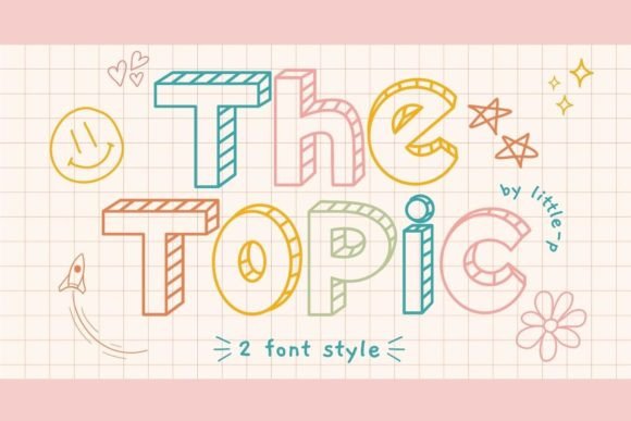 The Topic Font: Playful Typography for Digital Campaigns