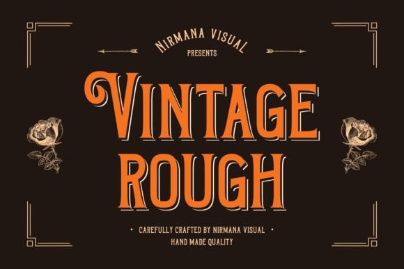 Vintage Rough Font: Bold Display Type for Digital Campaigns